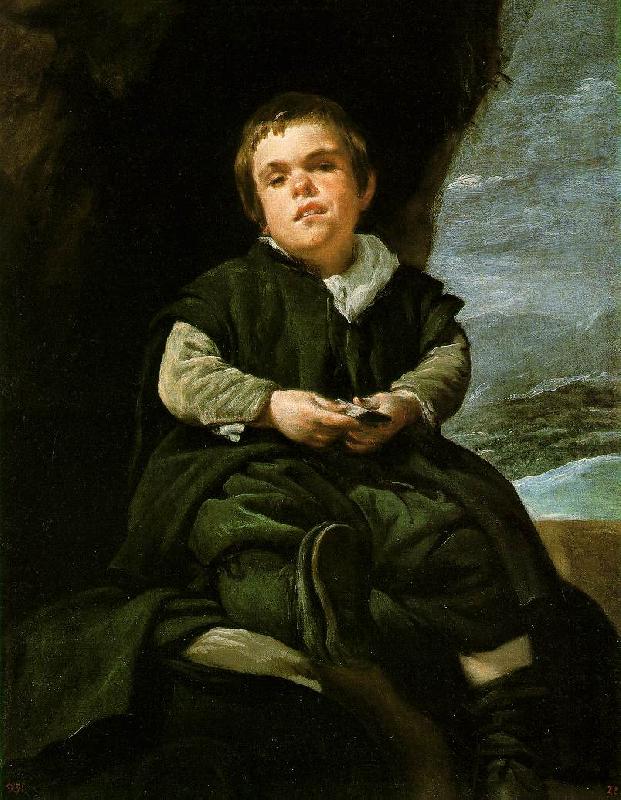 The Dwarf Francisco Lezcano, Called El Nino de Vallecas ar, VELAZQUEZ, Diego Rodriguez de Silva y